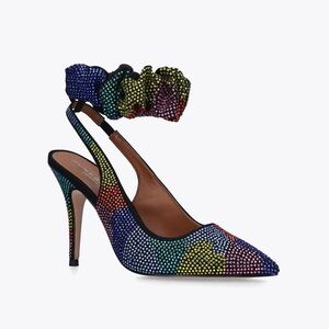 Kurt Geiger Multicolor Rhinestone Heels